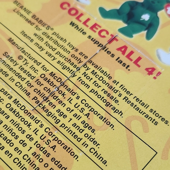 🧸 Ty Beanie Baby “Britannia” the Bear – McDonald’s Edition, England, 1999 - Picture 9 of 12